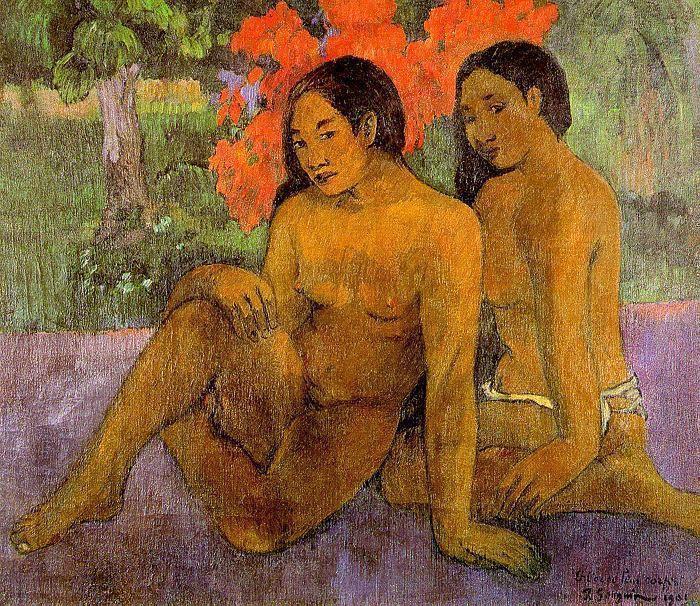 And the Gold of Their Bodies - Paul Gauguin Painting